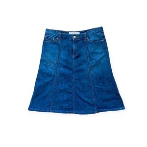 Vintage Y2K Tommy Hilfiger Denim Skirt size women's 6 - knee length - 2005